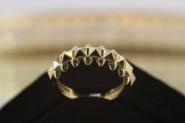 Pyramid Elegance Ring