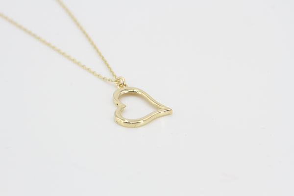 Heart of Elegance Gold Necklace