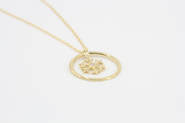 Crystal Snowflake Necklace