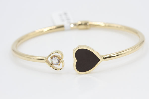 Golden Heart Charm Bracelet
