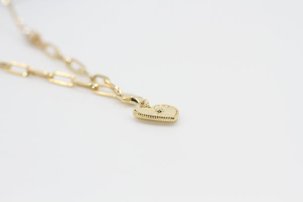 Regal Heart Charm Half Set