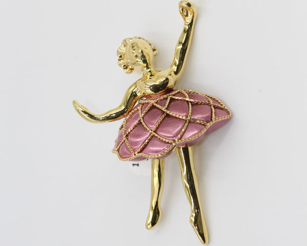 Neck Blushing Pink Dancer Ballerina