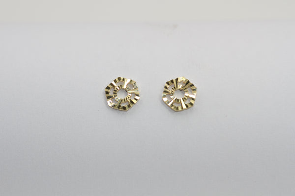 Golden Sunburst Earrings